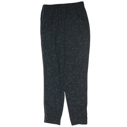 Adidas Men’s Black Cotton Blend Jogger Trousers M Regular Fit