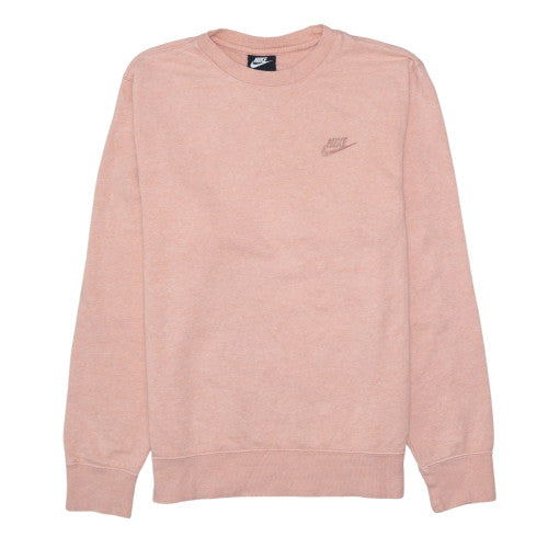 Womens UK Size S Nike Pink Pullover Sweatshirt