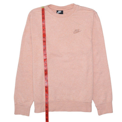 Womens UK Size S Nike Pink Pullover Sweatshirt