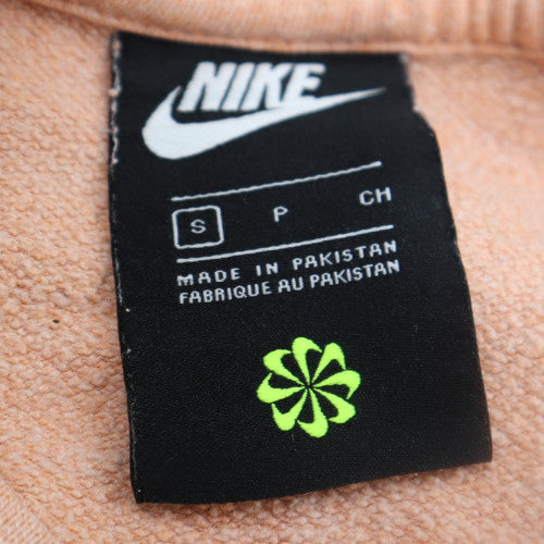 Womens UK Size S Nike Pink Pullover Sweatshirt