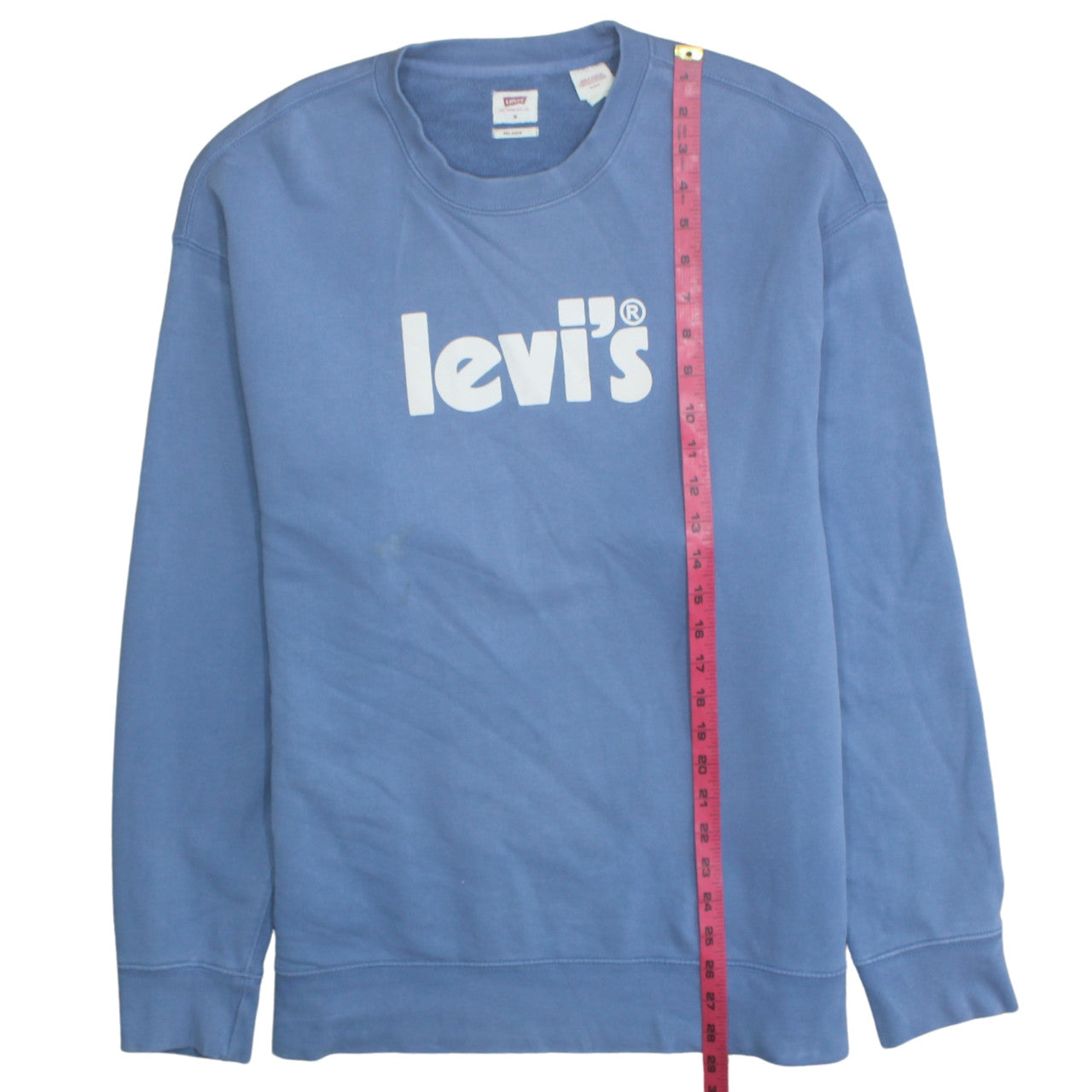 Mens UK Size M Levi's Blue Pullover Sweatshirt