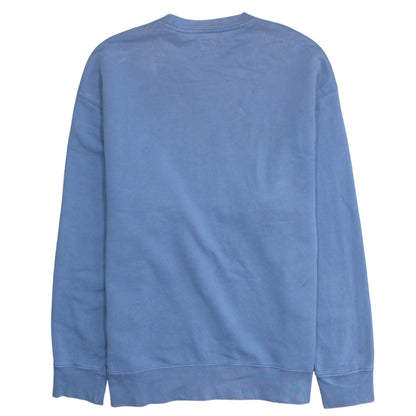 Mens UK Size M Levi's Blue Pullover Sweatshirt