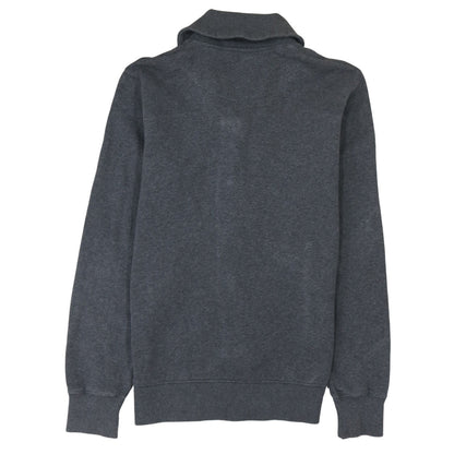 Mens UK Size M Fred Perry Grey Cardigan Sweatshirt
