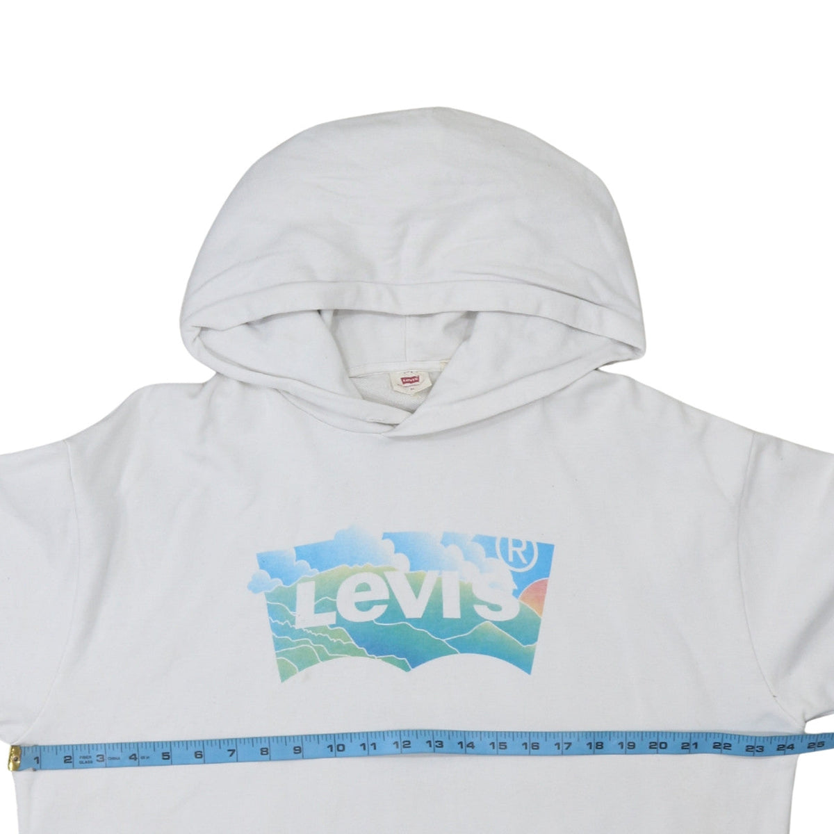 Womens UK Size XL Levi's White Pullover Hoodie