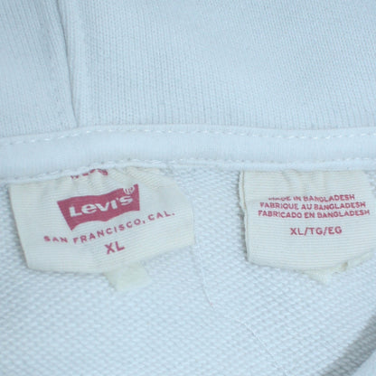 Womens UK Size XL Levi's White Pullover Hoodie