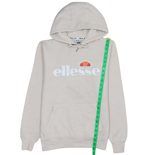 Womens UK Size 10 ellesse Beige Pullover Hoodie