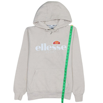 Womens UK Size 10 ellesse Beige Pullover Hoodie