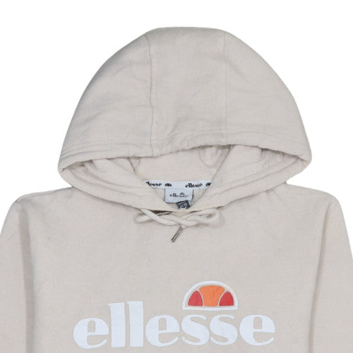 Womens UK Size 10 ellesse Beige Pullover Hoodie