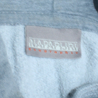 Womens UK Size M Napapijri Grey Full Zip Hoodie
