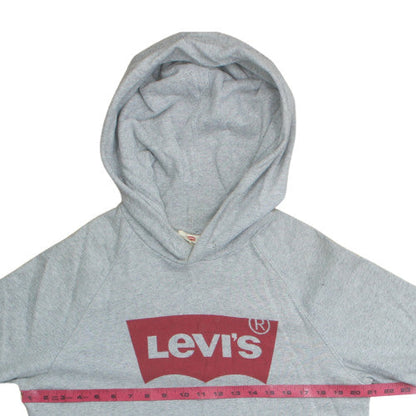 Mens UK Size S Levi's Grey Pullover Hoodie