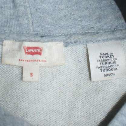 Mens UK Size S Levi's Grey Pullover Hoodie