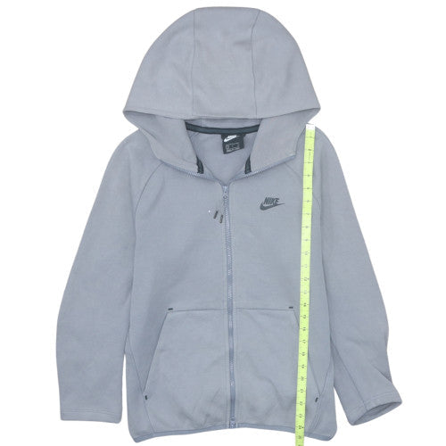Mens UK Size S Nike Grey Full Zip Hoodie