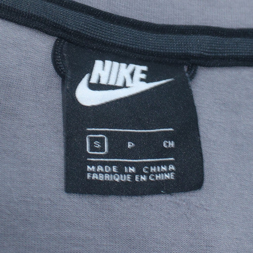 Mens UK Size S Nike Grey Full Zip Hoodie