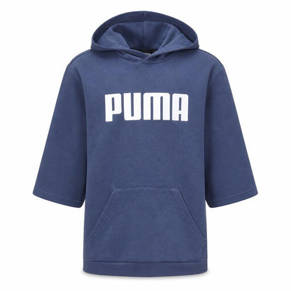 Boys UK Size 12 Years PUMA Blue Pullover Hoodie