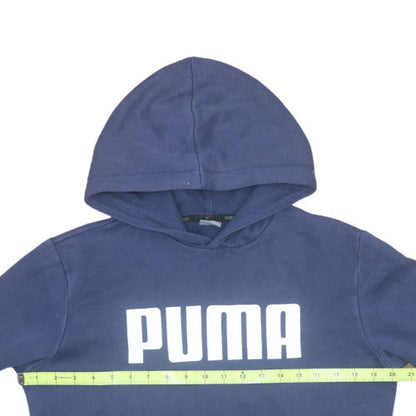 Boys UK Size 12 Years PUMA Blue Pullover Hoodie