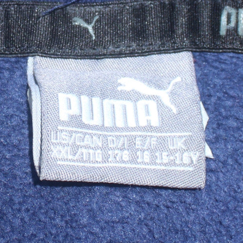 Boys UK Size 12 Years PUMA Blue Pullover Hoodie