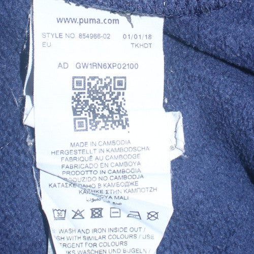 Boys UK Size 12 Years PUMA Blue Pullover Hoodie