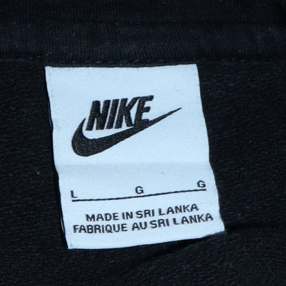 Mens UK Size L Nike Black Pullover Hoodie