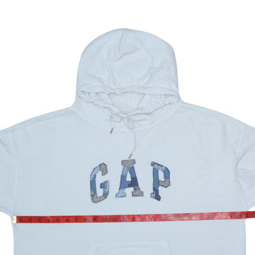 Mens UK Size M Gap White Pullover Hoodie