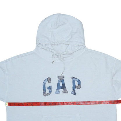 Mens UK Size M Gap White Pullover Hoodie