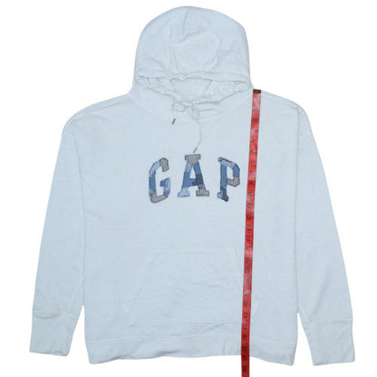 Mens UK Size M Gap White Pullover Hoodie