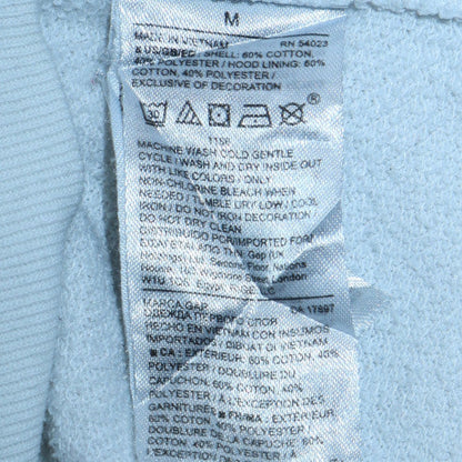 Mens UK Size M Gap White Pullover Hoodie