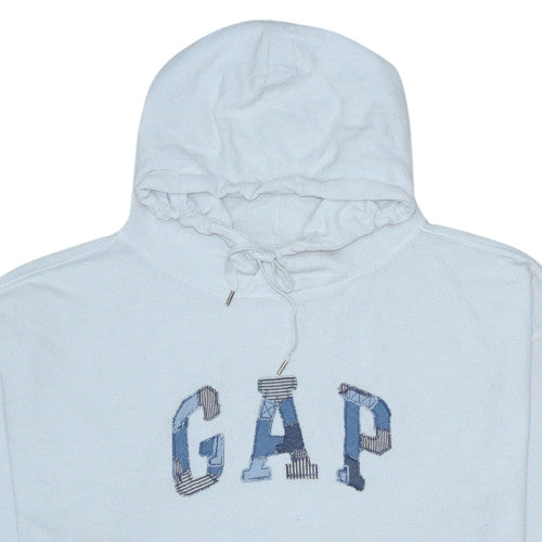 Mens UK Size M Gap White Pullover Hoodie