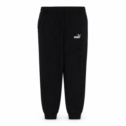 Puma Men's Black L Regular Fit Sweatpants with Logo