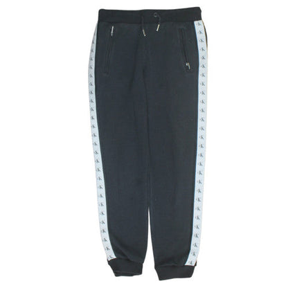 Mens UK Size XS Calvin Klein Jeans Regular Fit Jogger Black Trousers