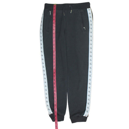 Mens UK Size XS Calvin Klein Jeans Regular Fit Jogger Black Trousers