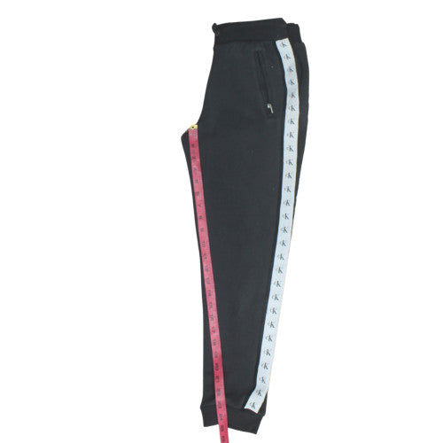Mens UK Size XS Calvin Klein Jeans Regular Fit Jogger Black Trousers