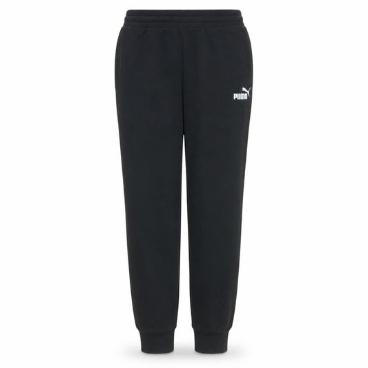 Puma Womens Black Jogger Trousers Size M Elastic Waist Cuffed