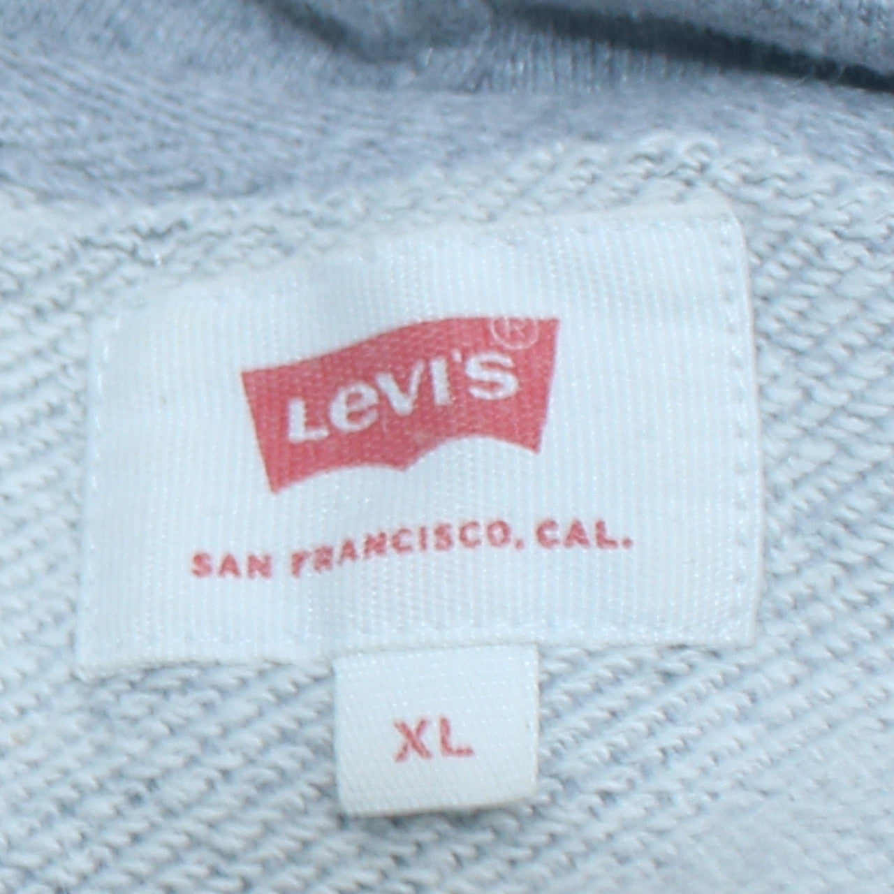 Mens UK Size XL Levi's Grey Pullover Hoodie