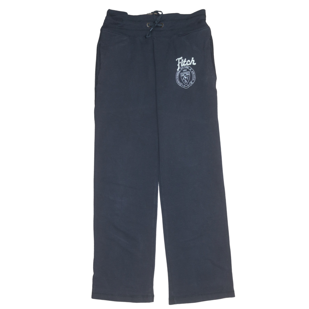 Womens UK Size S Abercrombie & Fitch Regular Fit Sweatpants Blue Trousers