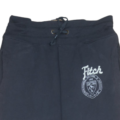 Womens UK Size S Abercrombie & Fitch Regular Fit Sweatpants Blue Trousers