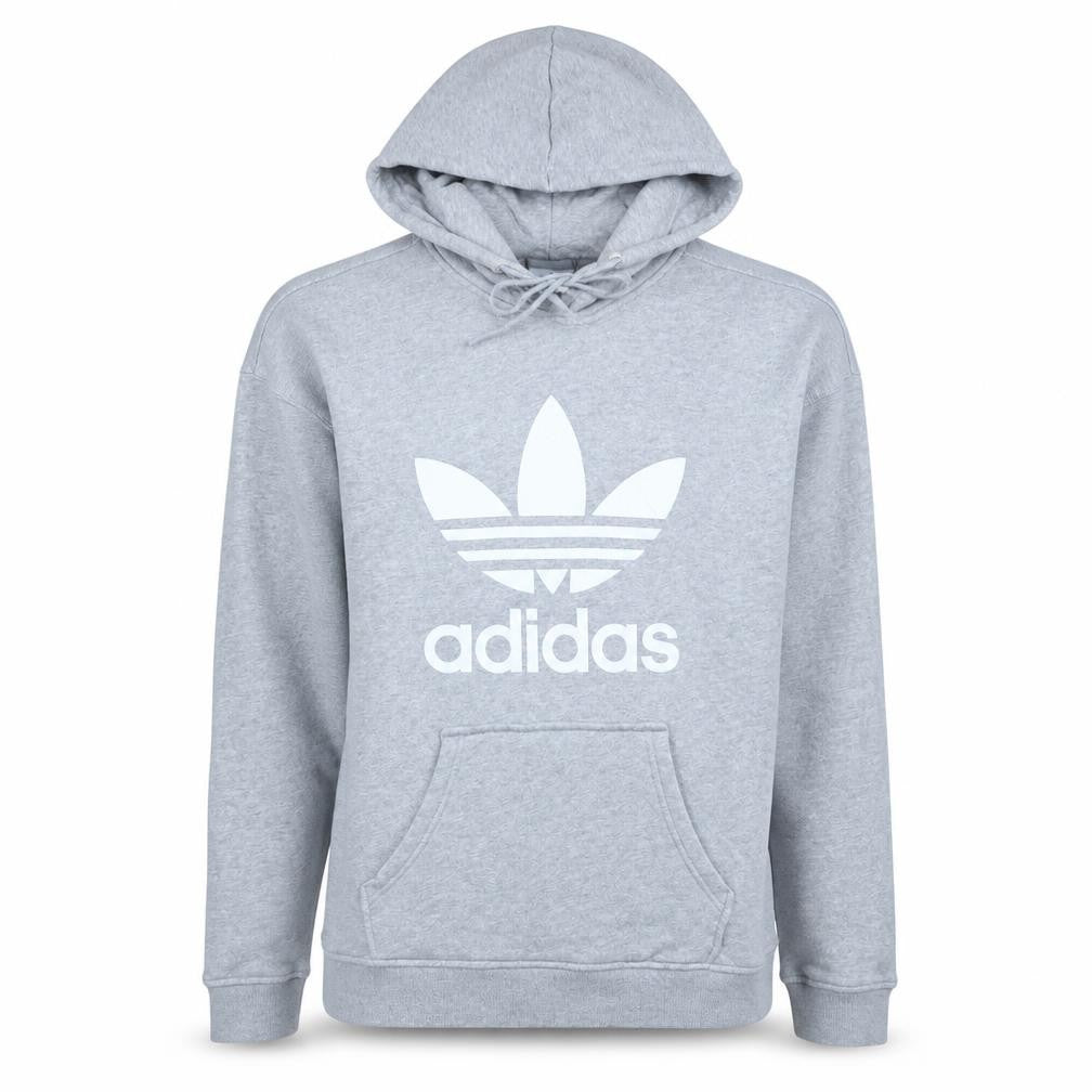 Womens UK Size 12 adidas Grey Pullover Hoodie