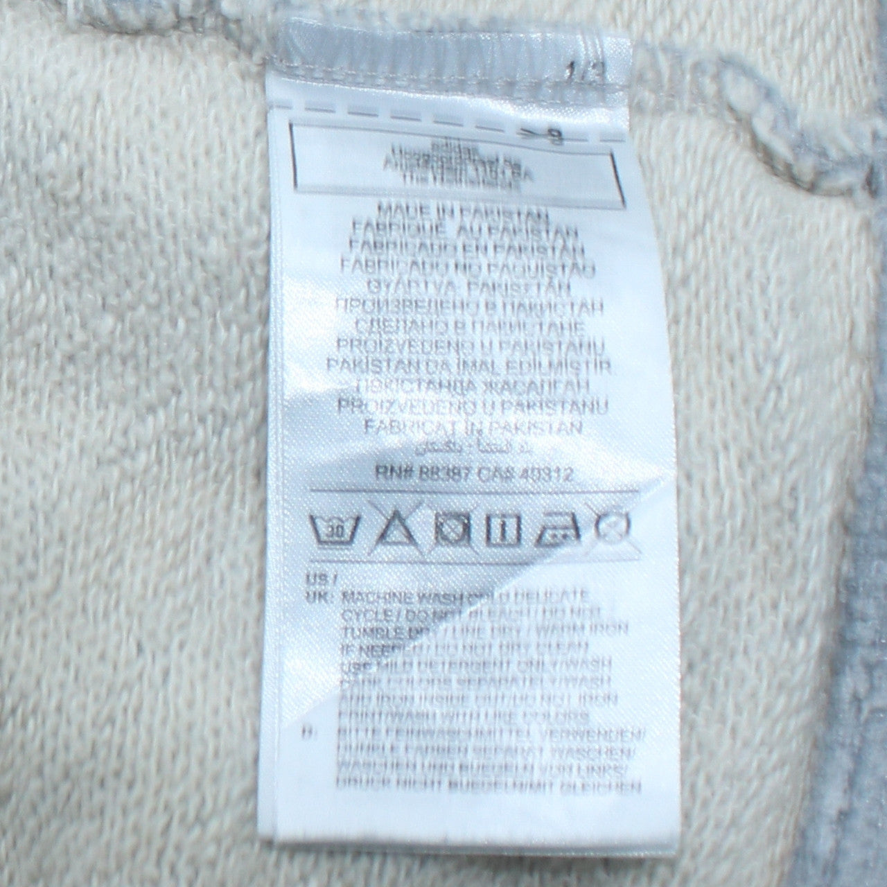 Womens UK Size 12 adidas Grey Pullover Hoodie