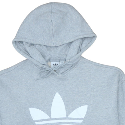 Womens UK Size 12 adidas Grey Pullover Hoodie