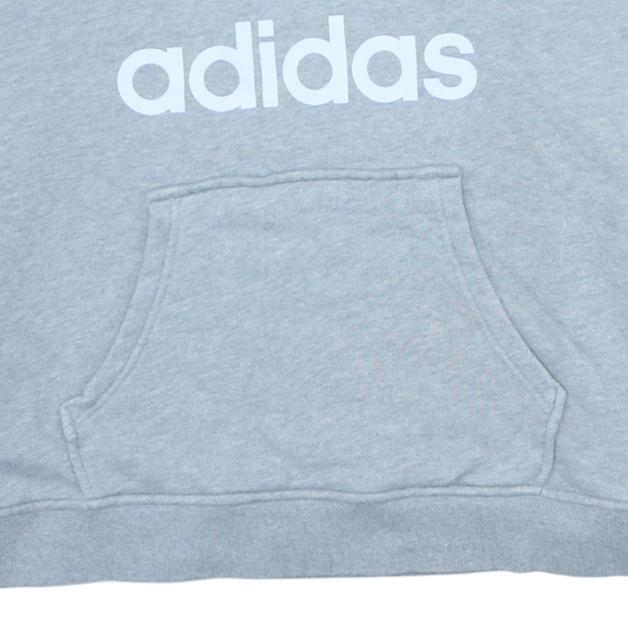 Womens UK Size 12 adidas Grey Pullover Hoodie