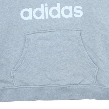 Womens UK Size 12 adidas Grey Pullover Hoodie