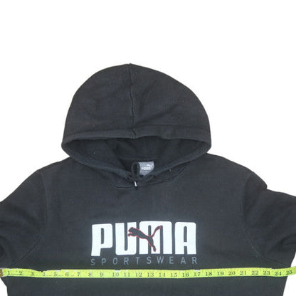 Mens UK Size L PUMA Black Pullover Hoodie