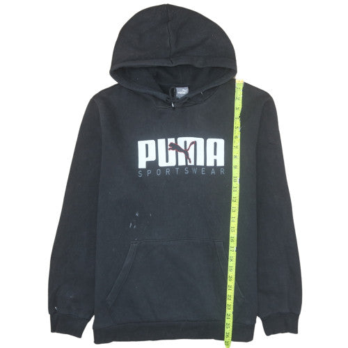 Mens UK Size L PUMA Black Pullover Hoodie