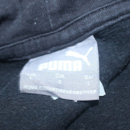 Mens UK Size L PUMA Black Pullover Hoodie