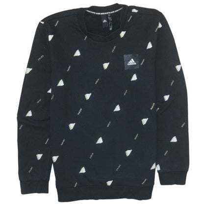 Mens UK Size L adidas Black Pullover Sweatshirt
