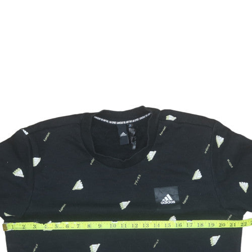 Mens UK Size L adidas Black Pullover Sweatshirt