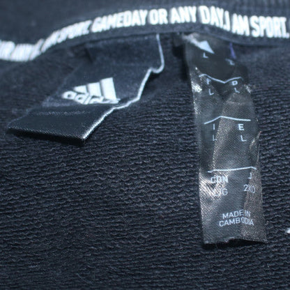 Mens UK Size L adidas Black Pullover Sweatshirt