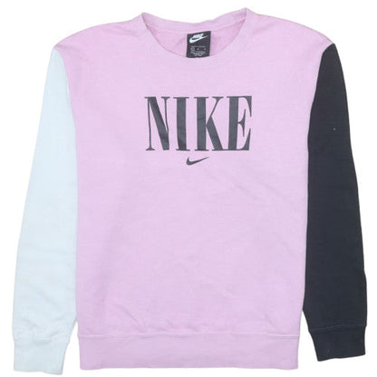 Womens UK Size M Nike Multicoloured Pullover Sweatshirt