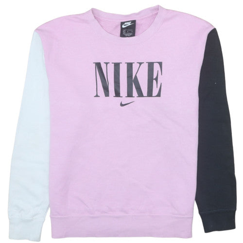 Womens UK Size M Nike Multicoloured Pullover Sweatshirt