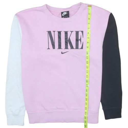 Womens UK Size M Nike Multicoloured Pullover Sweatshirt