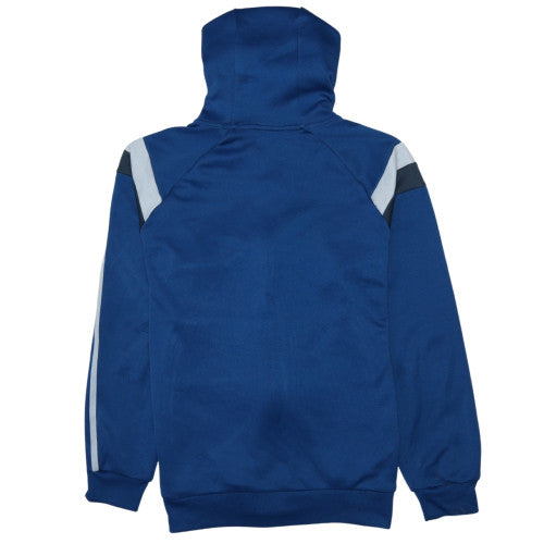 Mens UK Size M adidas Blue Full Zip Hoodie